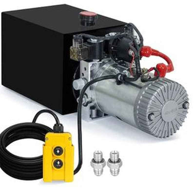 12V Double-Acting Hydraulic Pump XZNJG00331543825913 for Dump Trailer Lift