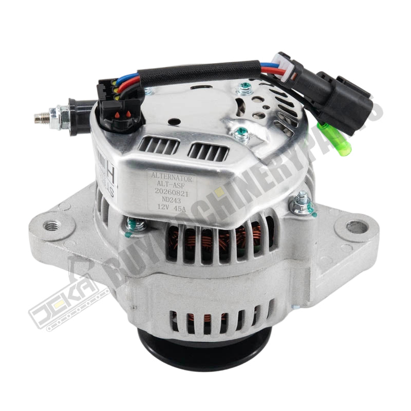 12V 55A Alternator YM119626-77210 YM119626-77220 for Komatsu 3D88E-7 4D88-6 4D88E-7 Engine PC30MR-3 PC35MR-3 PC50MR-2 buymachineryparts