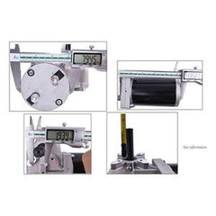 Motor de Lona Elétrica 12V 600W 76 RPM com Tampa Cromada para Camião Basculante