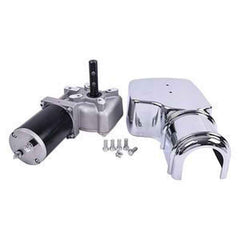 12V 600W 76 RPM Roll Tarp Motor Chrome Cover for Dump Truck