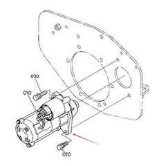 12V 9T 1.1KW Starter Motor 1G069-63011 for Kubota D1105 Engine Mowers