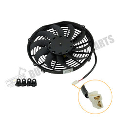 Ventilador de refrigeración SPAL VA11-AP12/C-57A de 12 V (repuesto) para grupos electrógenos de motor, tractores y cosechadoras.