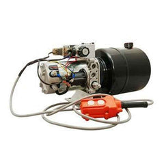 12V DC Hydraulic Power Unit 12 Qt Tank with Remote Control for Dump Trailer