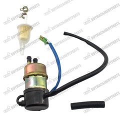 12V Electric Fuel Pump 49040-1055 KAF620 Fit for Kawasaki Mule 3000 3010 3020 2520 2500 2510 1000(8mm In/Outlet) - Buymachineryparts