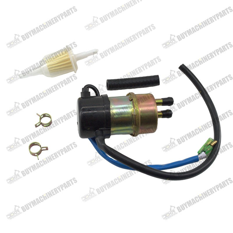 12V Electric Fuel Pump 49040-1055 KAF620 Fit for Kawasaki Mule 3000 3010 3020 2520 2500 2510 1000(8mm In/Outlet) - Buymachineryparts