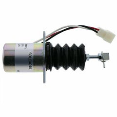 12V Fuel Shut Off Solenoid Valve 119629-66801 for Yanmar Engine 3TNE88 - Buymachineryparts
