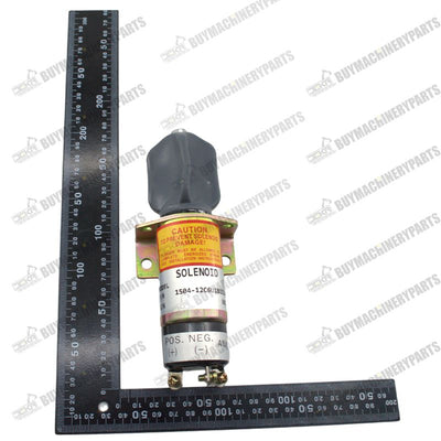 12V Fuel Stop Solenoid 1504-12C6U1B1S2A for Woodward - Buymachineryparts