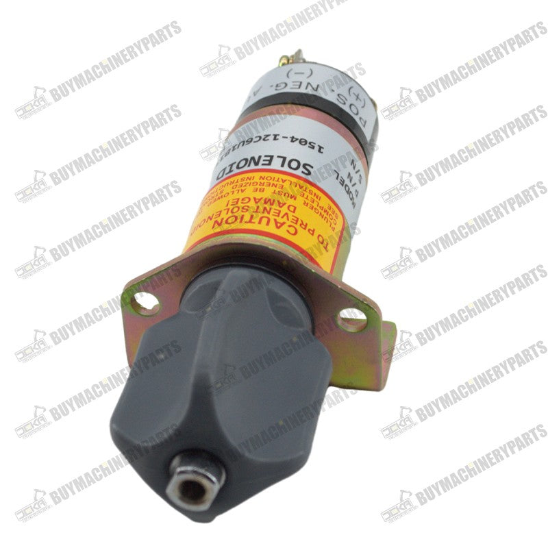 12V Fuel Stop Solenoid 1504-12C6U1B1S2A for Woodward - Buymachineryparts