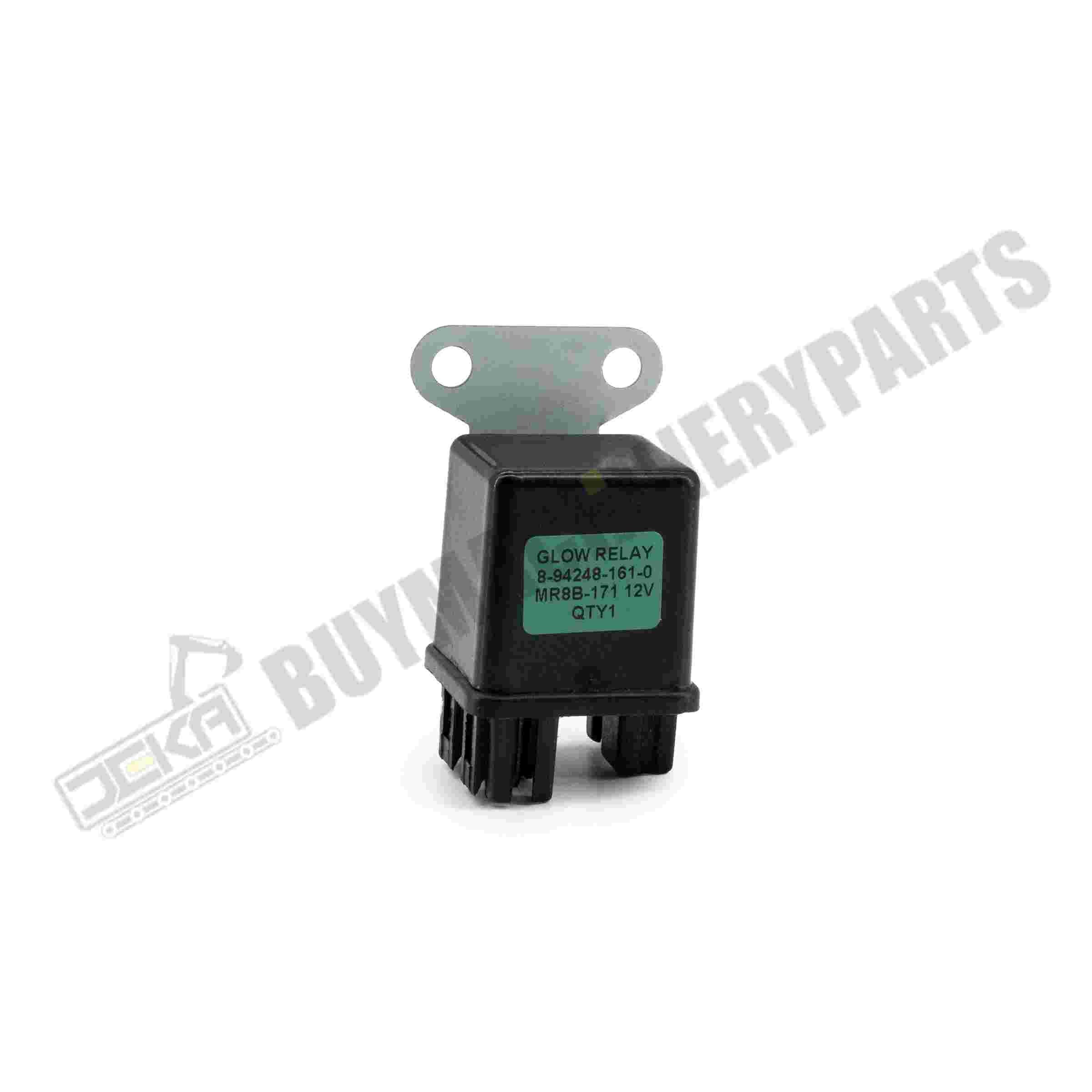 12V Glow Plug Relay 8942481610 for Isuzu Engine Hitachi EX27U EX30U EX35U EX40U EX50U Excavator