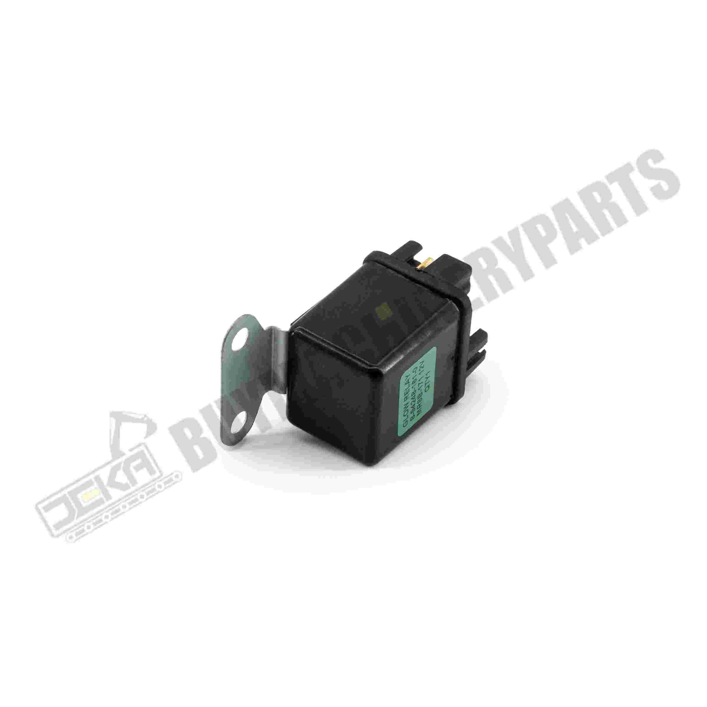 12V Glow Plug Relay 8942481610 for Isuzu Engine Hitachi EX27U EX30U EX35U EX40U EX50U Excavator