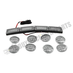 Kit de luz de conversão LED de nariz de 12 V para trator John Deere 4555 4755 4955 4560 4760 4960