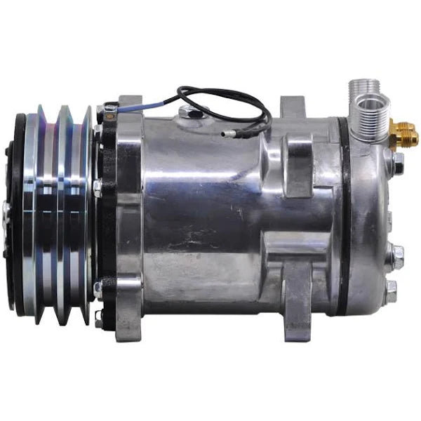 12V Sanden SD5H16 A/C Compressor 51219592 for New Holland Tractor F110 F140 F120 F100 F115 F130