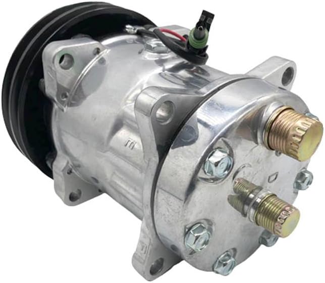 12V A/C Compressor 8091 32767G 04437338 for  Sanden SD7H15 Deutz Fahr Hurlimann Lamborghini & Same Tractor