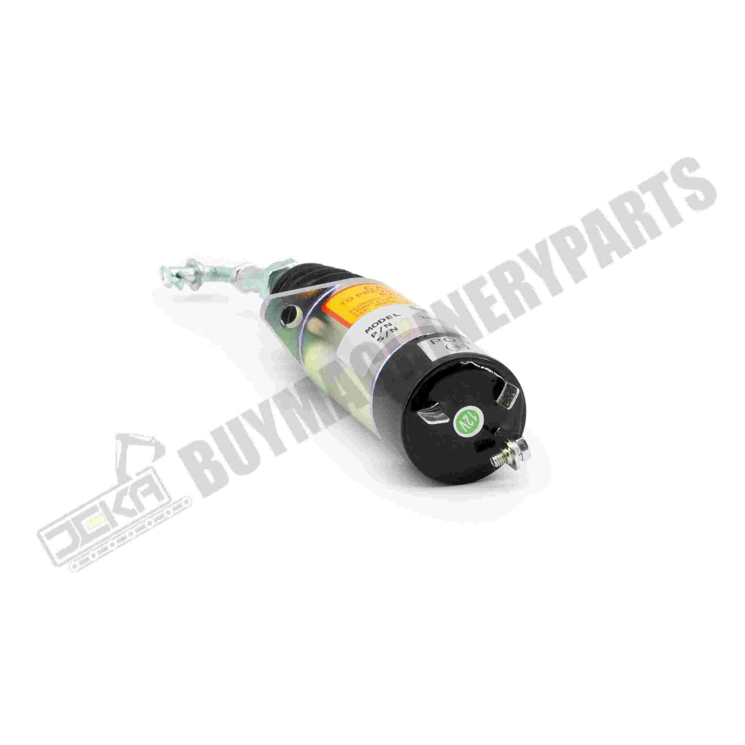 12V Shut Down Solenoid 1500-2027 1502-12D6U2B2S2A for Woodward Model 1502-12D Flange