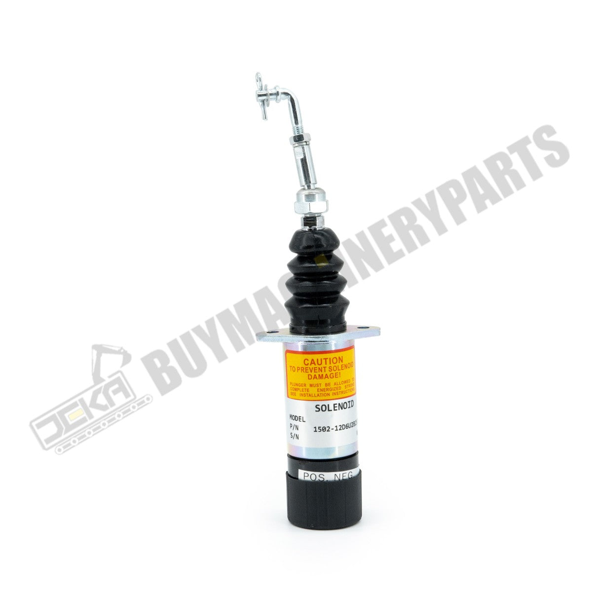 12V Shut Down Solenoid 1500-2027 1502-12D6U2B2S2A for Woodward Model 1502-12D Flange