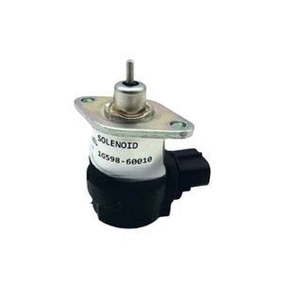 12V Shutdown Solenoid Valve 1G598-60010/15 for Kubota Engine V3800 Tractor