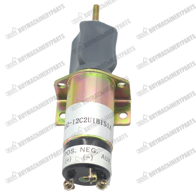 12V Solenoid 1502-12C2U1B1S1A for Woodward 1500-2005 - Buymachineryparts