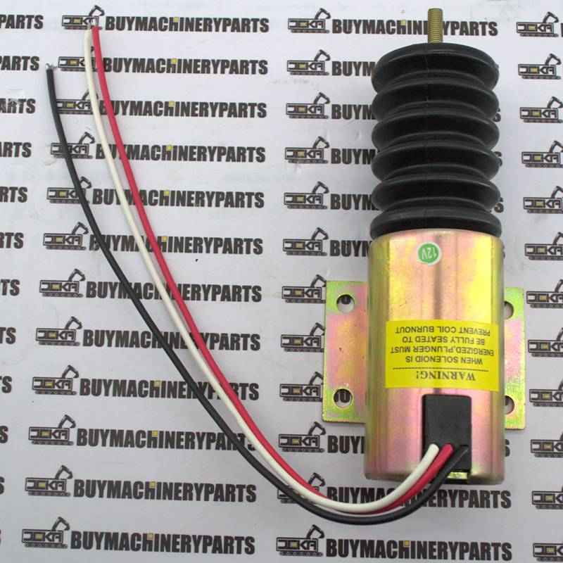 12V Throttle Solenoid 121615 121615GT for Genie S-60 S-65 S-80 S-85 Z-62/40 Z-80/60 Deutz BF4L-2011 TD2011-L04i Engine - Buymachineryparts