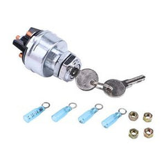 12V Universal Ignition Switch 2-GM Keys 4-Pos Car Truck