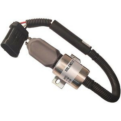 12V Stop Solenoid 59184630 for Volvo Compactor DD14 DD15 DD16 - Buymachineryparts
