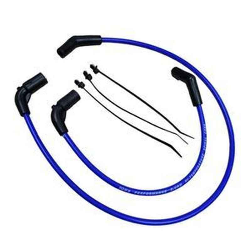 8mm Blue Silicone Spark Plug Wires for Harley Davidson 2009-2016 FLHR - TONS-0915FLH-BL