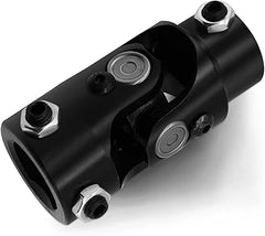 13/16"-36 Spline X1" DD Black Steering Universal Joint Single U Joint Shaft,Total Length: 83mm (3-1/4")