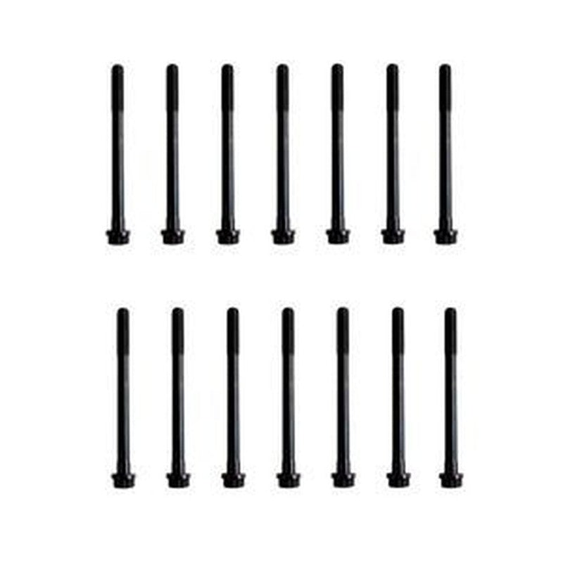 14-Piece Cylinder Head Bolt Kit 6209-000-044-00 for Iseki Tractor Engines