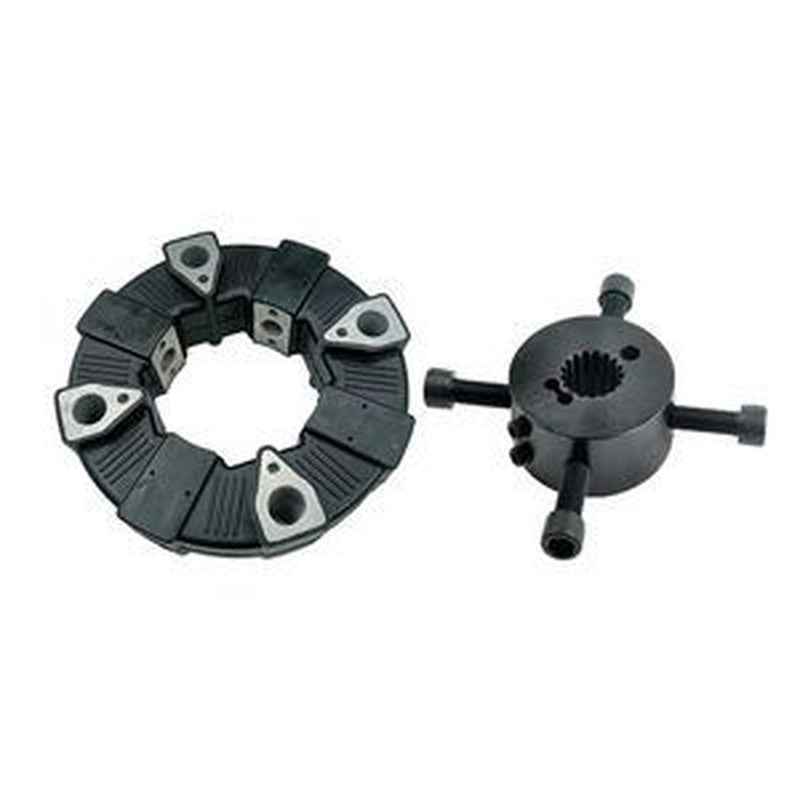 140AS 17T Rubber Coupling Assembly for Kobelco & Sumitomo Excavators