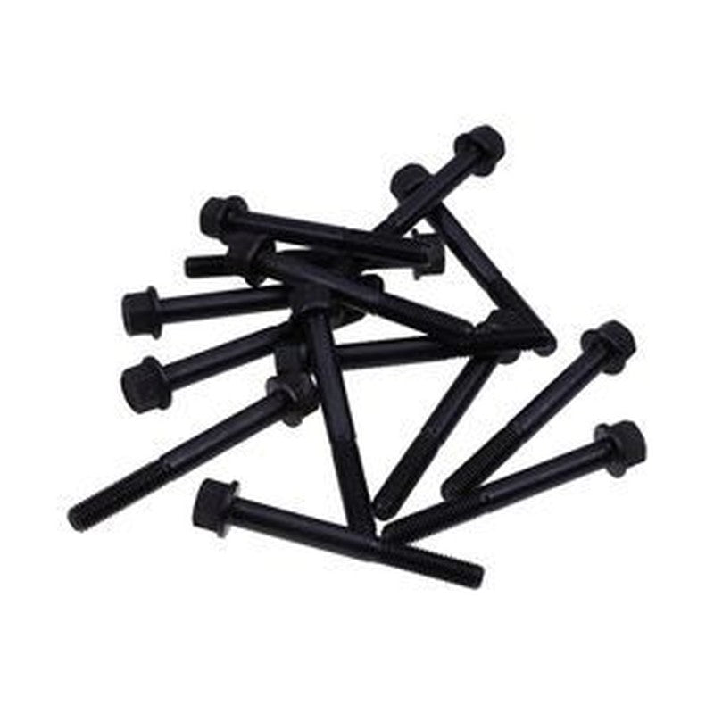 14Pcs Cylinder Head Bolt 119515-01200 for Yanmar 3TNM72 Engine