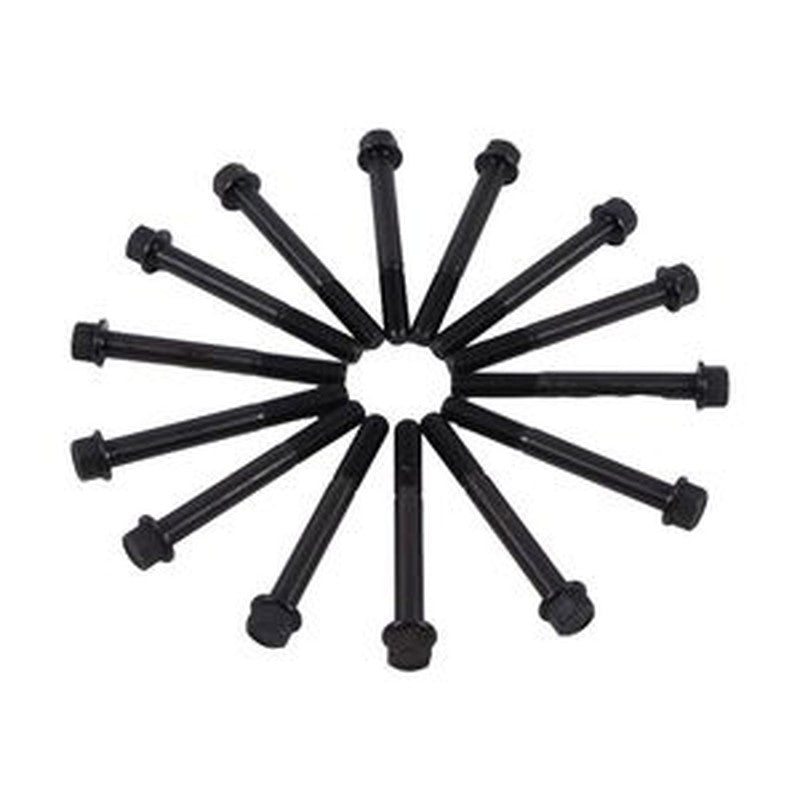 14Pcs Cylinder Head Bolt 503220 for Kubota D1402 Engine & New Holland Loaders buymachineryparts