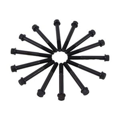 14Pcs Cylinder Head Bolt 503220 for Kubota D1402 Engine & New Holland Loaders