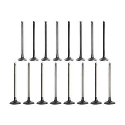 16-Piece Exhaust Intake Valve Kit 13711-0T010 13715-0T010 for Toyota/Scion/Corolla/Matrix/Prius