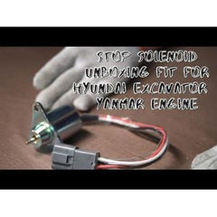 Solenoide de Desligamento 12V VOE14521915 para Escavadoras Volvo EC20C-EC80D