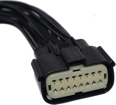 16 Pins Headlight Connector Pigtail 68202814AA for Jeep Grand Cherokee Xenon HID SRT LED 2014-2018