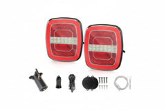 Wireless Trailer Lights, Magnetic LED Tow Tail Light Kit T28 T325 T033 for Trailers, Trucks & Temporary Towing