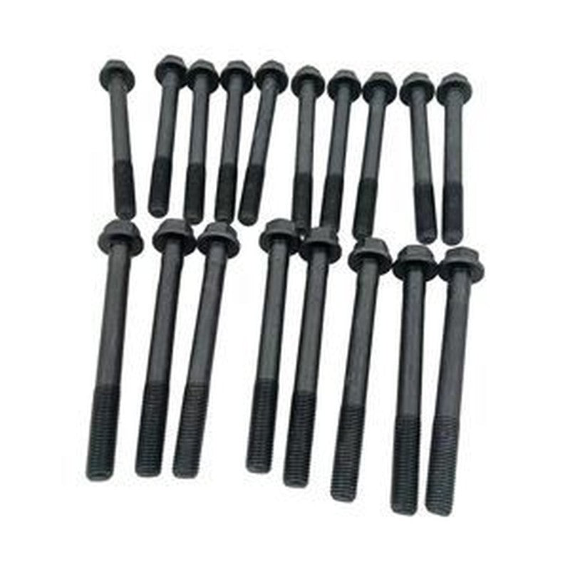 18-Piece Cylinder Head Bolt Kit 129150-01200 for Yanmar Engines
