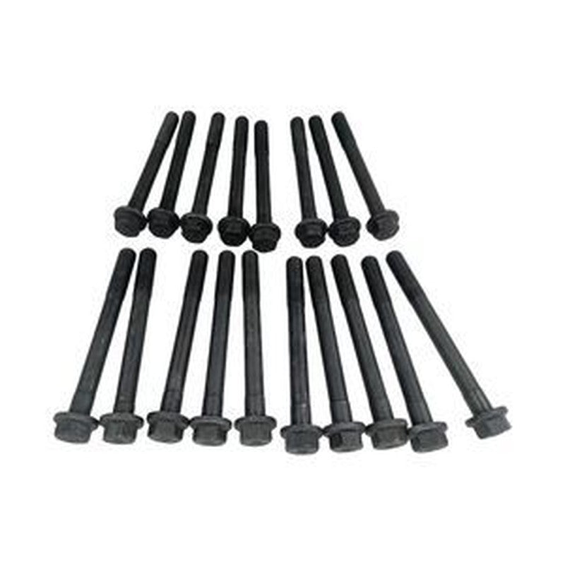 18-Piece Cylinder Head Bolt Kit YM129150-01200 for Komatsu Engines