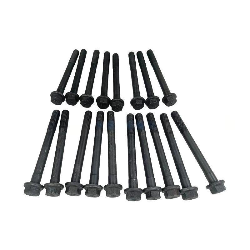 18-Piece Cylinder Head Bolt Kit 129150-01200 for Yanmar Engines buymachineryparts