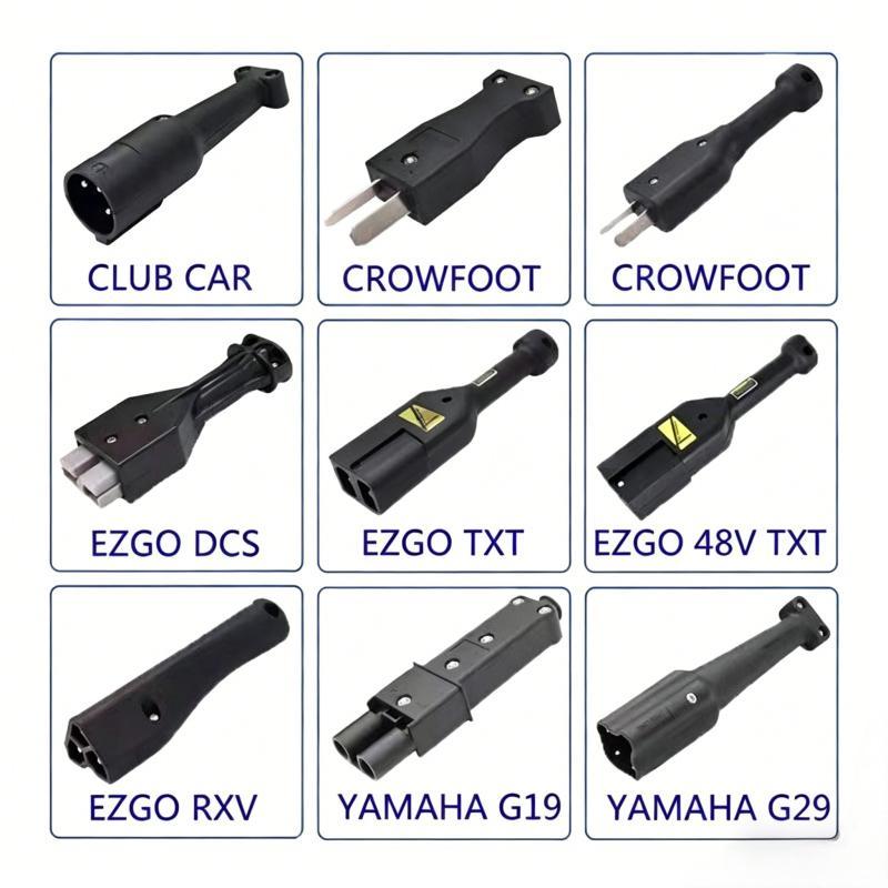 18A 48V Golf Cart Charger w/ 3-Pin Plug for E-Z-GO RXV TXT buymachineryparts