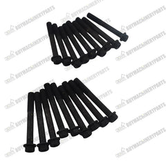 18Pcs Cylinder Head Bolt 19013-03450 for Kubota Engine V2403 V2203 V2003 - Buymachineryparts