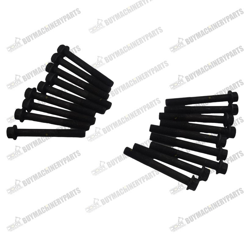 18Pcs Cylinder Head Bolt 19013-03450 for Kubota Engine V2403 V2203 V2003 - Buymachineryparts