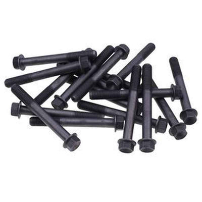 Complete Cylinder Head Bolt Kit (18pcs) 32F01-00500 for Mitsubishi D04F Engine, Hyundai Excavator