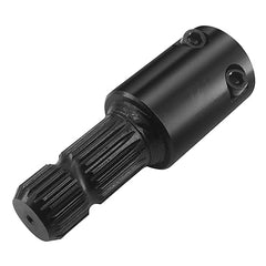 Adaptador de toma de fuerza, 125 HP, hembra de 1 3/8" y 21 estrías, macho de 1-3/4" y 20 estrías (hembra de 1,375 pulgadas, macho de 1,75 pulgadas), extiende la toma de fuerza: 4-1/2"; longitud total: 7-11/16"