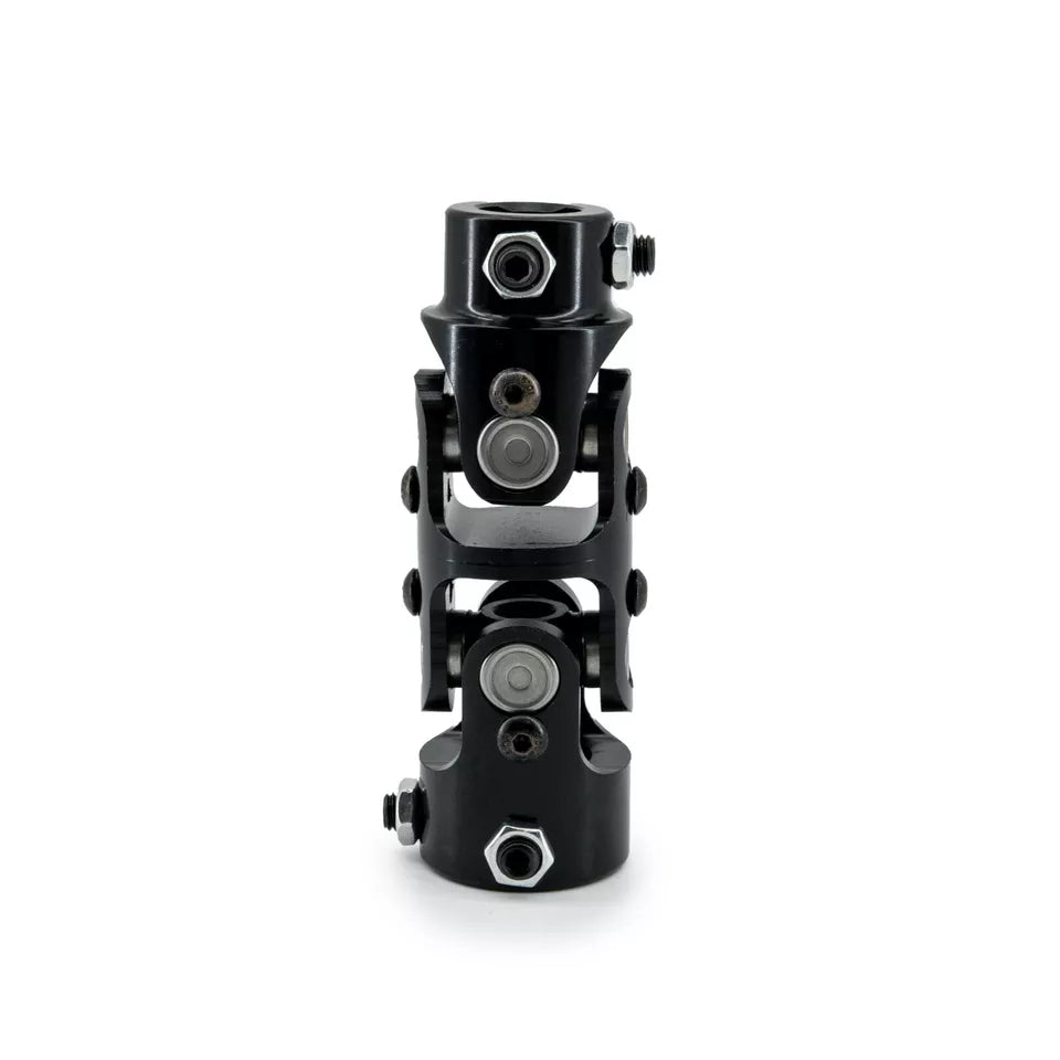 1" DD X 3/4" DD BLACK Double Steering U Joint Universal Steering Shaft US New