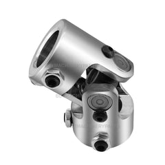 1" Round X 1" Round Chrome Powder Coated Steering Shaft U Joint Column Coupling