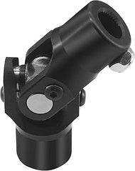 3/4" Redondo x 5/8"-36 Spline Preto Direção Universal Junta Eixo de Junta U Única, Comprimento Total: 96mm (3-3/4")