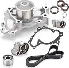 Kit de Correia Dentada do Motor com Bomba de Água Compatível com Lexus Highlander Camry Sienna Solara 2001-2010 ES300 RX330 3.0L 1MZFE/ 3.3L 3MZFE V6 DOHC 24V # TKT-026