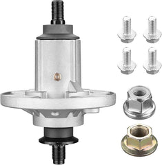 Husillo GY20454 compatible con cortacésped John Deere - Conjunto de husillo compatible con tractores cortacésped John Deere LA135, LA115, LA125, LA145, LA105, LA130, D140, D130, D105, D110, L110 y X110 de 42" y 48", reemplaza a GY20962