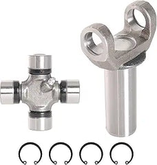 (2-3-6081X) Garfo deslizante da transmissão Série 1310 + (5-153X) Kit de juntas universal, total de 2 artigos; Compatível com GM Turbo 350 TH350 700R4, 26/27 estrias