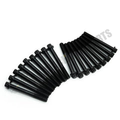 1 juego de tornillos de culata para motor Isuzu 4HF1, 4HK1, 6HK1, 6HH1, 6HE1 y excavadora John Deere 330CLC, 370C, 245GLC, 225DLC, 230GW, 220DW, 190GW